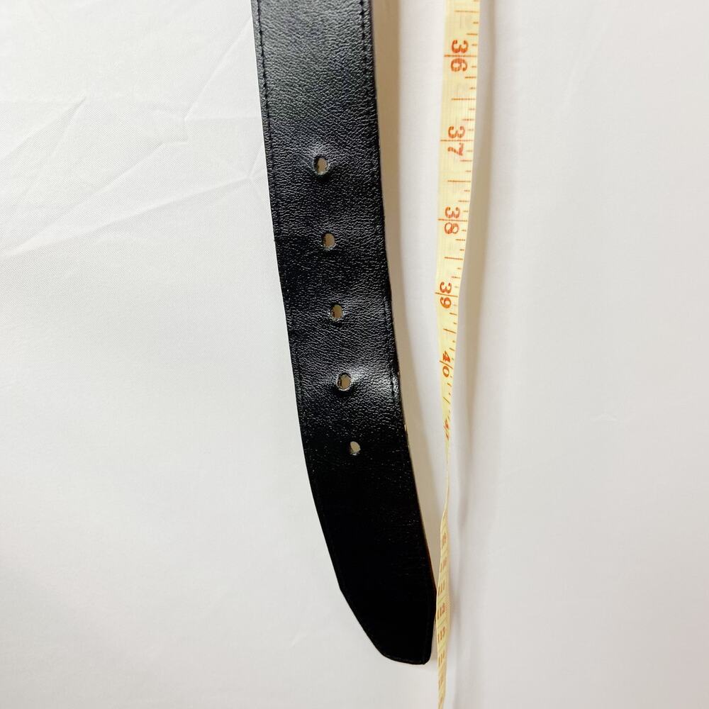 MICHAEL Michael Kors Black Leather Belt Size Large - Picture 9 of 14